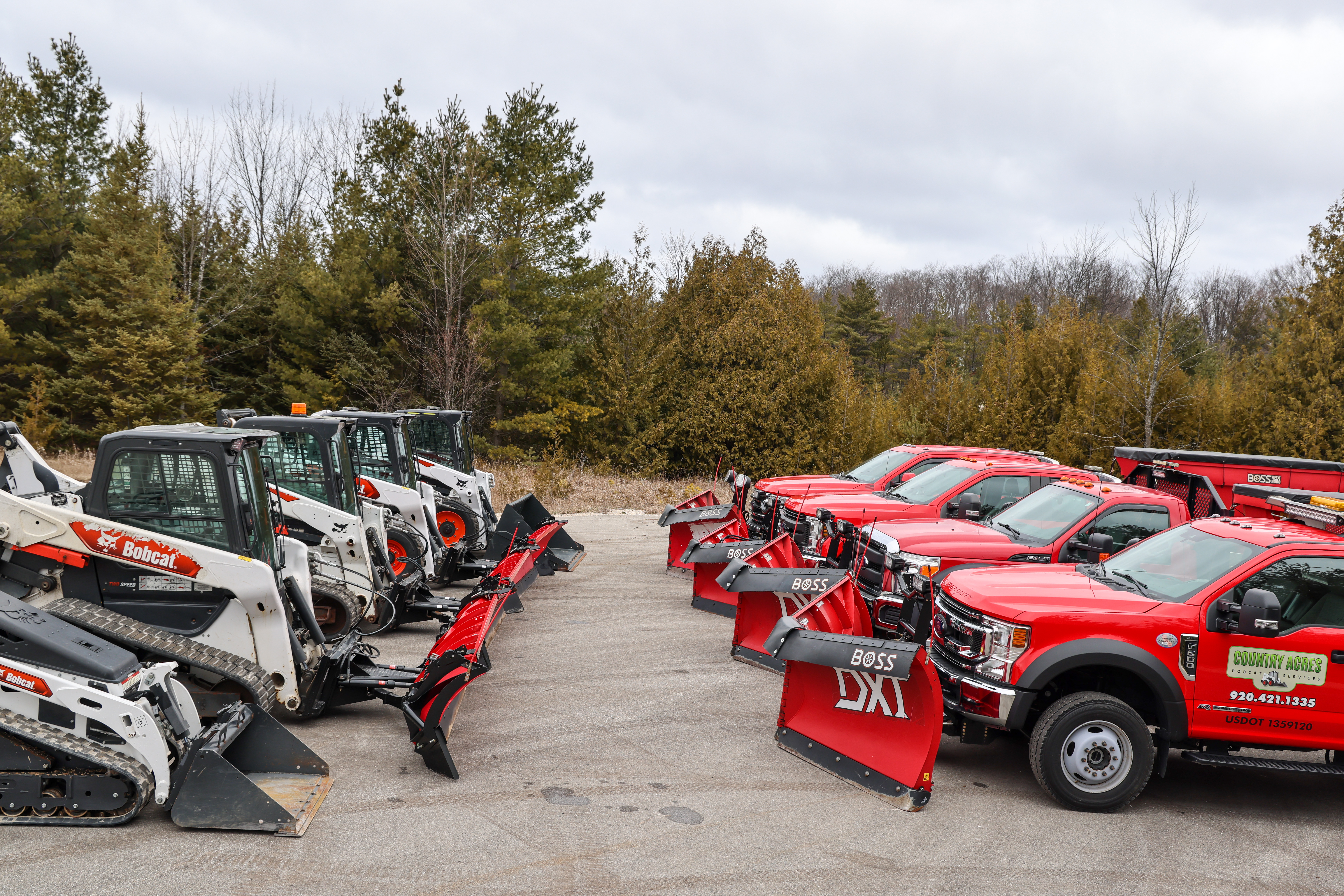 Fleet of equipment